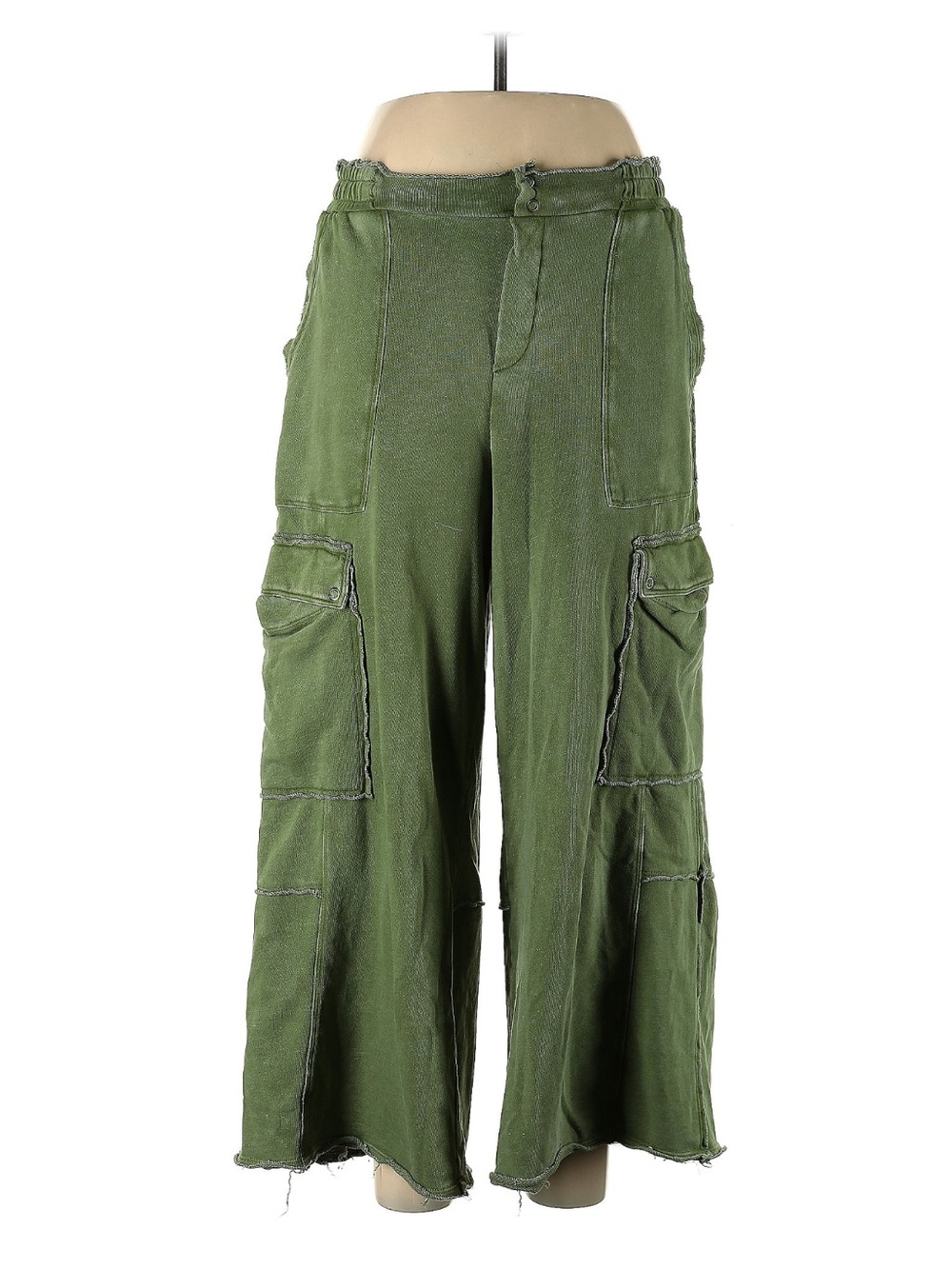 Daily Practice by Anthropologie Green High Rise Sweatpants L